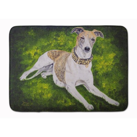 Carolines Treasures Isabella Greyhound Machine Washable Memory Foam Mat AMB1045RUG